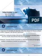Maritime Law: Week 1 Prelim