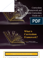 Curriculum Framework and Sample Curriculum Guide On 1 Learning Area