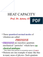 Heat Capacity: Prof. Dr. Aytunç ATEŞ