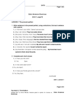 Extra Grammar Exercises (Unit 1, Page 5) : I Have