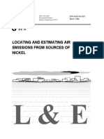 Locating and Estimating Air Emissions From Sources of Nickel