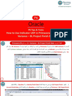 How To Use Indicator UDF in Primavera P6 To Identify Variance - BL Project Finish Date