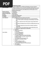 Course Name Advanced Logic Circuit Course Description