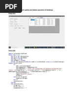 Insert Update and Delete Operation of Database: Design Form