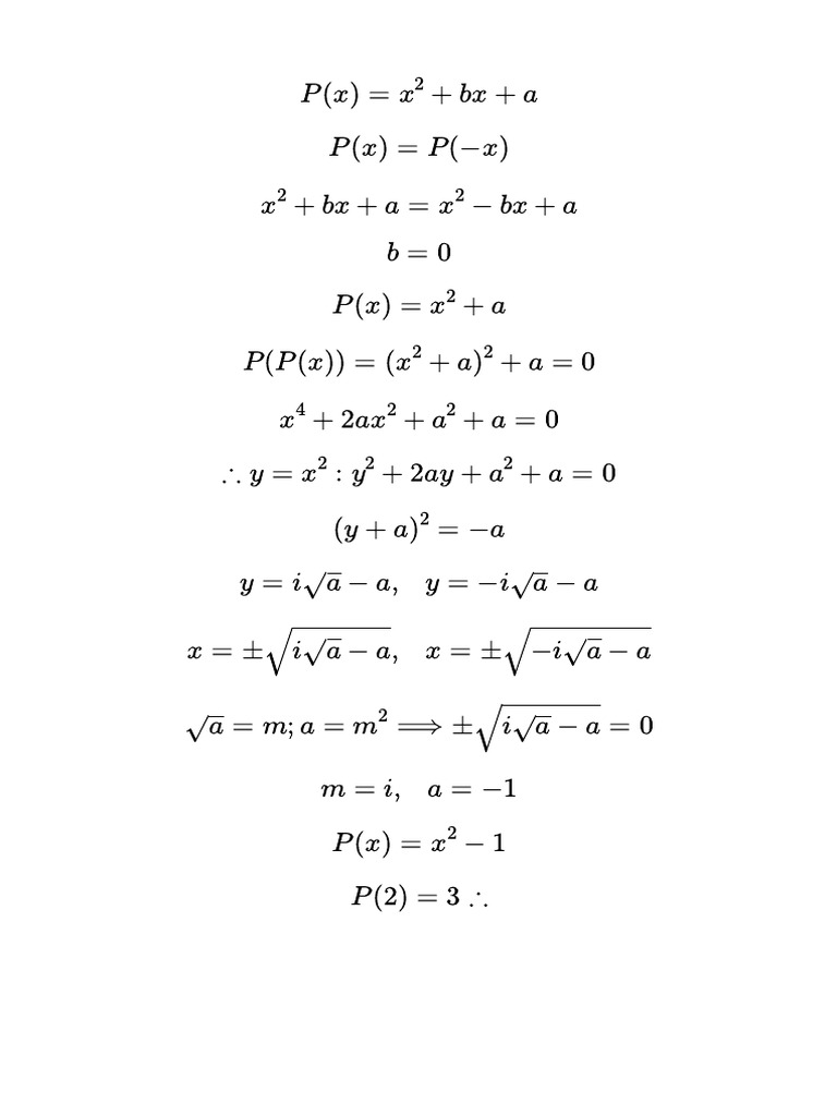 Quadratic Function Analysis and Roots | PDF