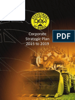 Corporate Strategic Plan 2015 To 2019