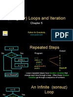 (Döngüler) Loops and Iteration: Python For Everybody