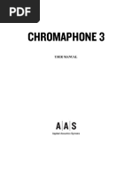 Chromaphone 3 Manual