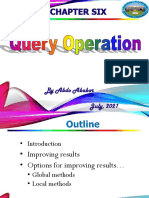 Query Operation 2021