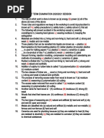 2020 2021 Year 7 First Term Examination Basic Tech