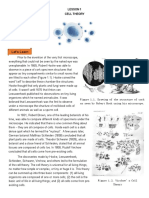 Lesson 1 Cell Theory