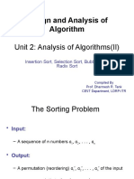 Unit 2.2 InsertionSortBubbleSortSelectionSort