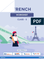 French Worksheet - Les Adjectifs