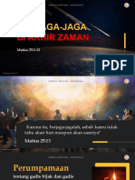 Berjaga-Jaga Di Akhir Zaman Edit