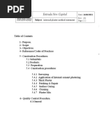 Method of Statment For Internal Plaster Works t1