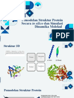 Pemodelan Struktur Protein Secara in Silico Dan Simulasi Dinamika Molekul