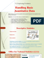 BH Handling Quantitative Data - 1 Collaborate Sessions