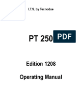 Tecnodue PT250 User Manual