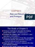 Risk and Return: Past and Prologue