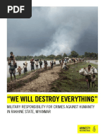 Amnesty Report on Rohingyas