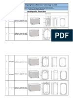 Catalogue of Plastic Box