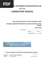 Laboratory Manual: Analogue and Digital Communication Lab