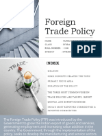 Foreign Trade Policy FTP 1