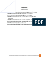 Assignment Data Structure: Samaleswari Prasad Nayak, Silicon Institute of Technology, Bhubaneswar