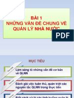 Bài 1 Nhung Van de Co Ban Ve QLNN