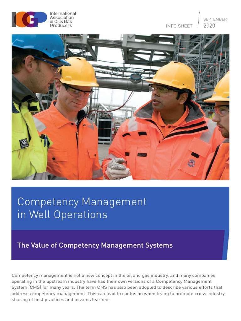 Competency Management in Well Operations | PDF | Competence (Human ...