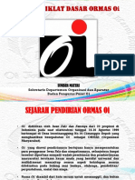 Materi Diklat Dasar Organisasi Oi I