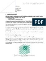 Lecture Notes 3A - Basic Concepts of Crystal Structure 2019