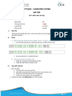 Ctt10009 - Computer System Bài Tập: BT1: Biểu diễn dữ liệu