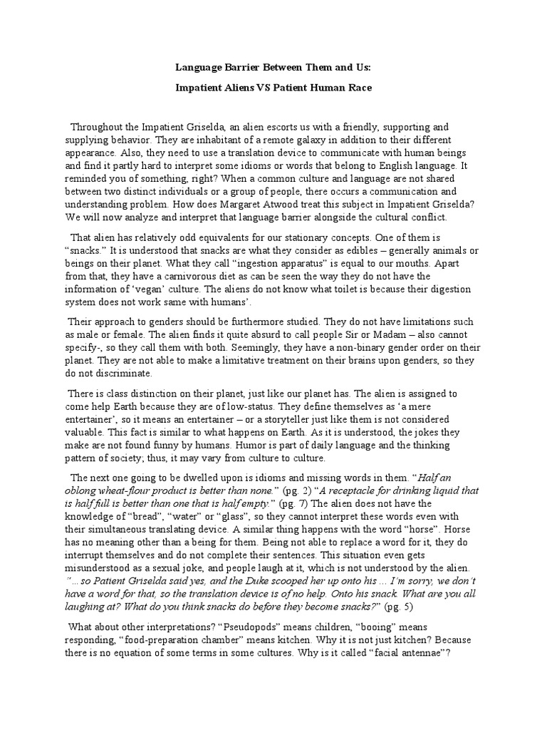 Impatient person essay image