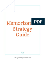 Memorization Strategy Guide