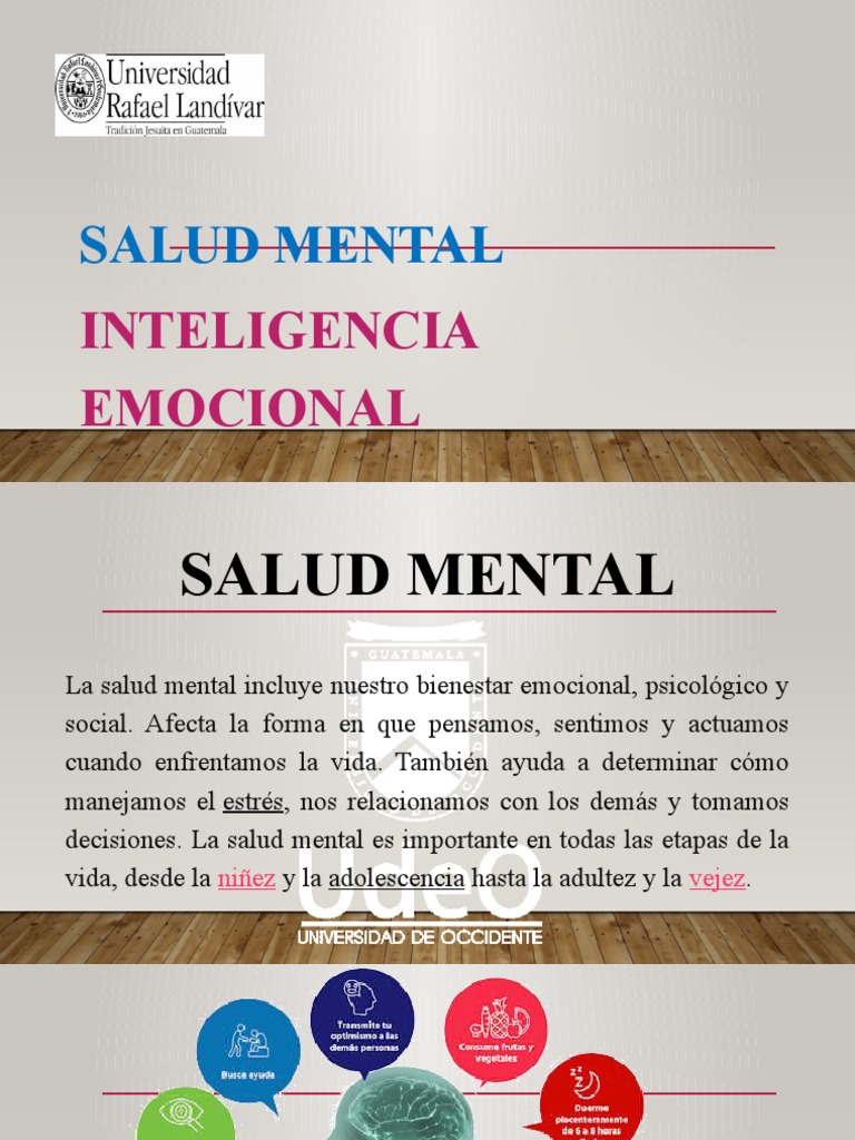 Salud Mental y Manejo de Emociones | PDF | Salud mental | Las emociones