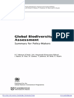 Global Biodiversity Assessment: Summary For Policy-Makers