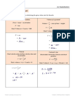 Substituting Into Formulae 1