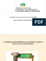 Perfil do Professor angolano_Pedro Kavela