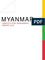 Myanmar: Conflict Risk Assessment REPORT 2016