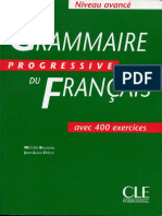 Grammaire Progressive Avance