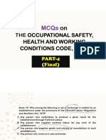 MCQs on OSHC 2020 Code
