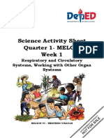L A S - S Ci: Science Activity Sheet Quarter 1-MELC 1 Week 1