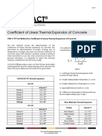 Coeficiente de expansión termico lineal del concreto