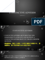 Lesson 27 Conjunctive Adverbs