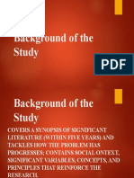 Background of The Study1