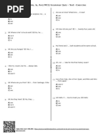 781 - Verb To Be Am Is Are MCQ Grammar Quiz Test Exercise