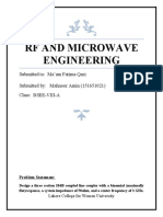 RF AND MICROWAVE ENGINEERING Project Report