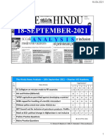 18-SEPTEMBER-2021: The Hindu News Analysis - 18th September 2021 - Shankar IAS Academy