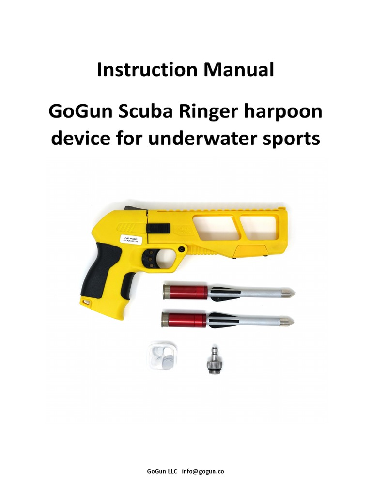 Scuba Ringer Instruction Manual PDF Scuba Diving Trigger (Firearms)